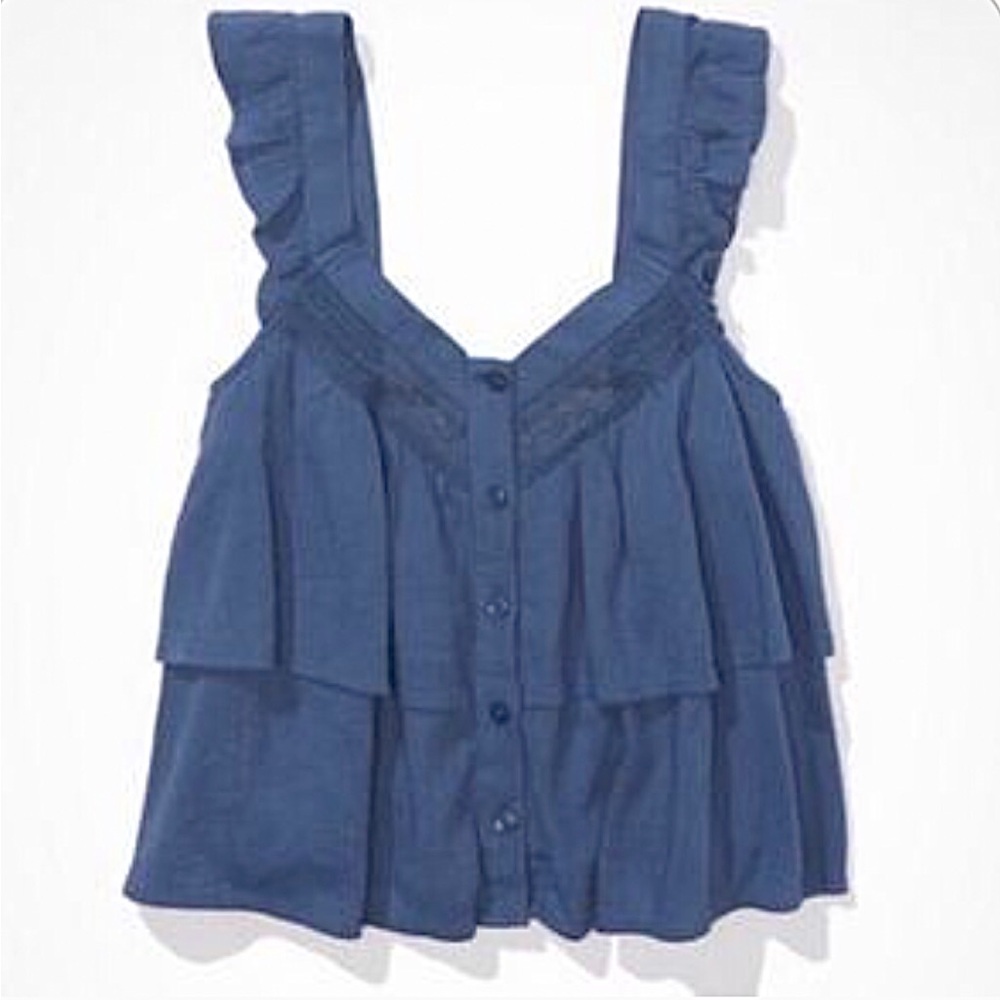 AE - Lace Ruffled Camisole
